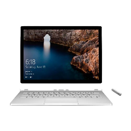 لپ تاپ سرفیس بوک 2 با پردازنده core i7 رم 8 گیگ حافظه 256 گیگ گرافیک 2 گیگ gtx 1050